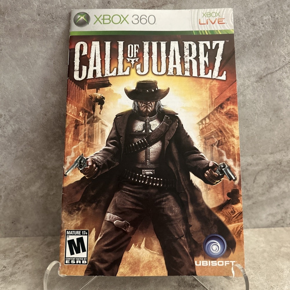 Call of‎ Juarez: Bound In Blood Microsoft Xbox 360 Instruction Manual Only